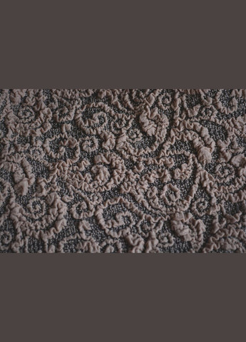 Жакардовий чохол на кутовий диван з кріслом із спідницею Kayra (335426684)