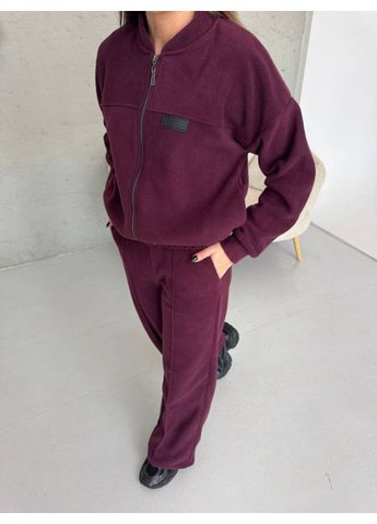 Теплый женский костюм двойка (худые на молнии), тринитка на флисе, размер (арт. 899TB) No Brand (365783939)