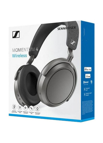 Навушники з мікрофоном MOMENTUM 4 Wireless Graphite (700383) Sennheiser (314981378)