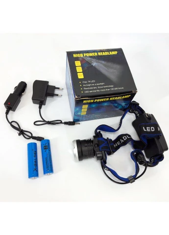 Налобный фонарь BL-T24-P50 аккумуляторный LED/Zoom 3 режима работы, фонарь на голову для рыбалки Bailong (395710236)