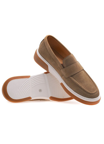 Бежевые лоферы мужские am7021m16b Arees Meniwa