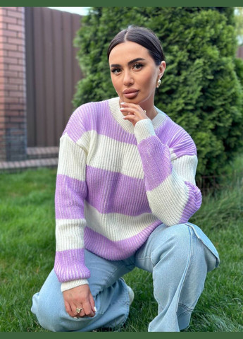 Сиреневый женский шерстяной свитер наташа сиреневый You Best