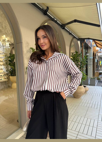 Коричневая рубашка Osoblyva