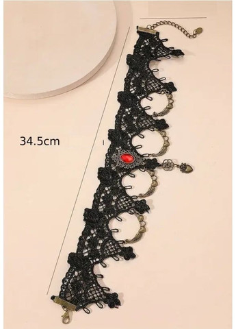 Кружевное ажурное ожерелье винтажное, готическое,1587 No Brand (365730752)