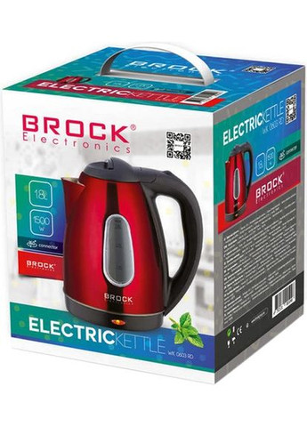 Електрочайник WK 06 RD 1.7 л червоний BROCK (364108473)