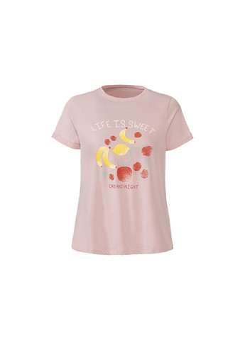 Розовая пижама (футболка и шорты) для женщины idl 409994 l Esmara