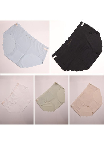 Жіночі труси сліпи безшовні в рубчик 5 шт No Brand (371688152)