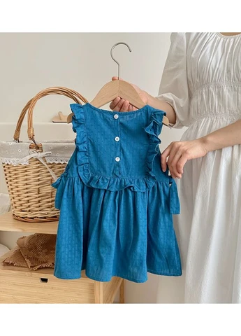 Блакитна дитяча сукня No Brand (328653117)
