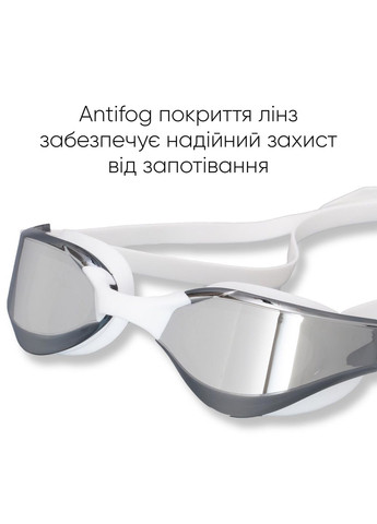 Очки для плавания Alat Pro белые 2SG610-0302 Renvo (282845219)