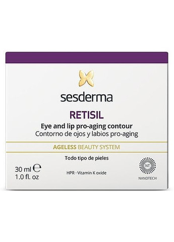 Крем для шкіри навколо очей і губ Retisil Eye And Lip Cream 30ml (1323132-24674056) SeSDerma (368744633)