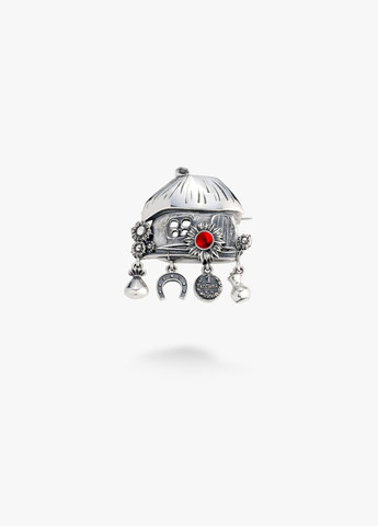 Брошь Домик Light Siam 925 Сонях Skifska Etnika (324622761)