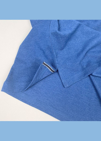 Синяя футболка-поло из хлопкового пике для мужчины lidl 371351 Livergy