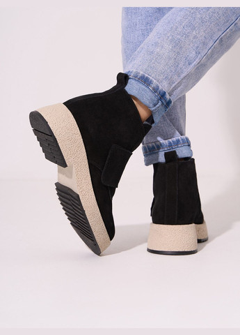 Зимние ботинки ISSA PLUS из натуральной замши