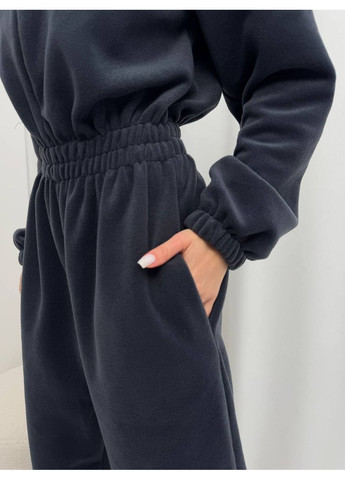 Женский флисовый комбинезон Osoblyva комбинезон-брюки тёмно-синий