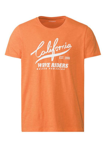 Оранжевая футболка с коротким рукавом Livergy