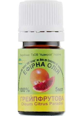 Эфирное масло "Грейпфрута" 5ml (301965-31102604) Адверсо (368658679)