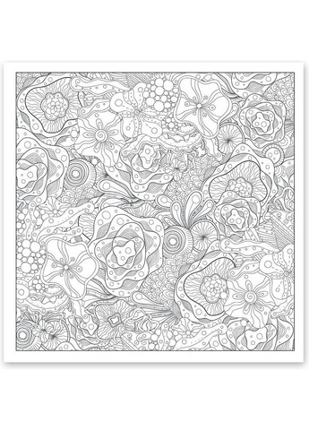 Розмальовка антистрес Таємничі візерунки 20 сторінок () Santi 742913 (366726071)