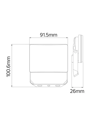 Прожектор світлодіодний "PEGASUS-10" 10W 6400K Horoz Electric (380890034)