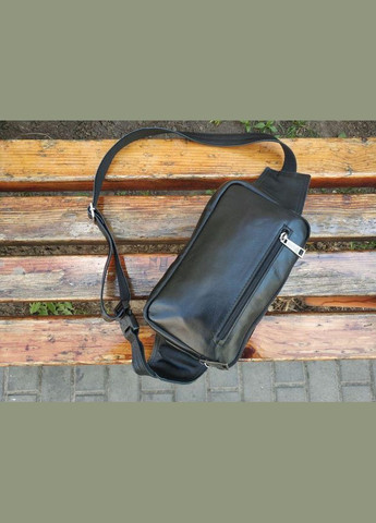 Сумка мужская на пояс через плечо из натуральной кожи маленькая Черный 35286 TARWA (333594244)