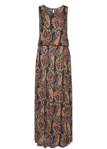 Чорна повсякденний сукня Lascana з квітковим принтом