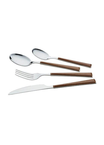 Набір столових приладів MR-1535-C-24 24 предмета коричневий Maestro (335716626)