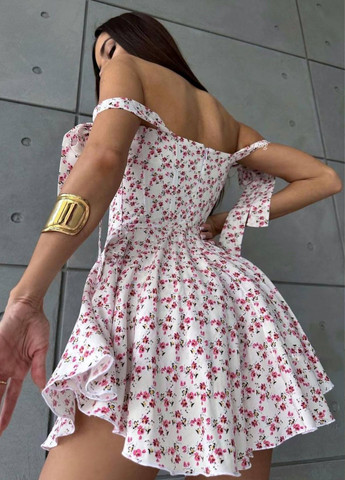 Вишуканий комбінезон з візерунком Allthings горошок білий повсякденний софт