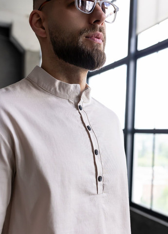 Світло-бежевий демісезонний костюм з льону MonsterBrand