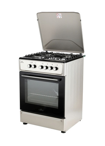 плита комбинированная cpg-60b (серая) Castle