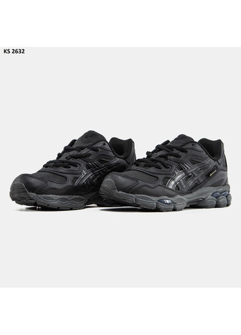 Черные демисезонные кроссовки мужские asics gel-nyc gore-tex black асикс гель нюк No Brand
