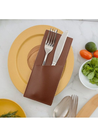 Чохол для столових приладів, шкіряний куверт-конверт для подачі приладів ( ) China (366874794)