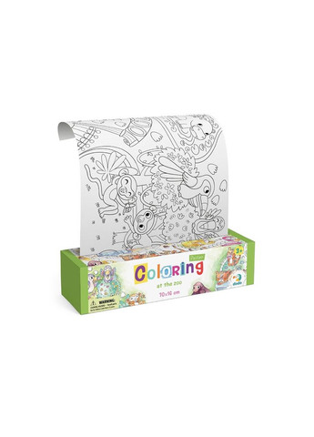 Раскраска плакат "Зоопарк" Coloring poster at the zoo Dodo (338425537)