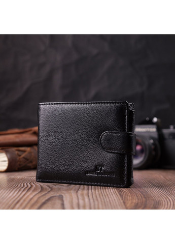 Мужской кожаный бумажник 12,3х10х2 см st leather (288048562)