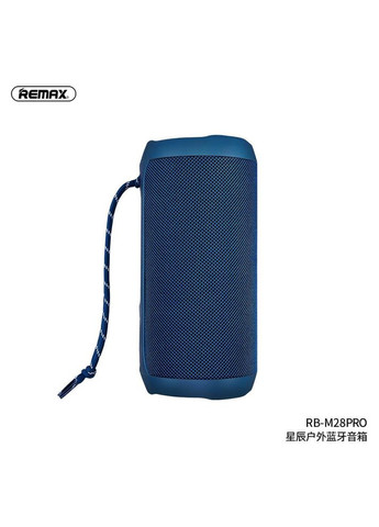 Колонка беспроводная Star Series RGB Outdoor Wireless Speaker RBM28 PRO 16 вт синяя Remax (280877441)