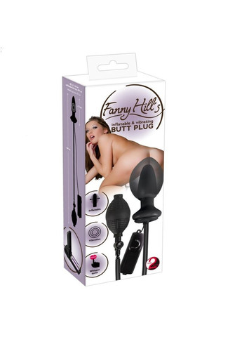 Расширяющаяся секс игрушка с грушей и вибрацией "Fanny Hill´s Butt Plug" Seven Creations (302804150)