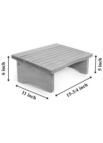 Підставка для ніг з дерева Тимбо каррі (ПНГ-001403) No Brand (328414341)