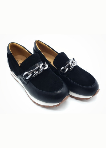 Жіночі туфлі чорні замшеві L-17-1 24 см (р) Lonza (259299438)