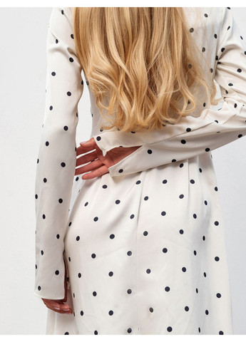 Молочна сукня Romashka в горошок