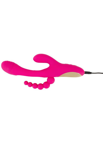 Потрійний вібратор Sweet Smile, пульсуючий масатор, інтимний стимулятор із язичком для жінок Orion (346133235)