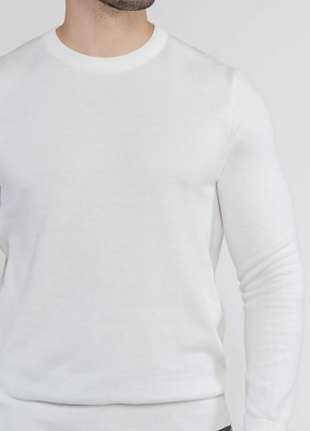 Белый зимний джемпер мужской белый джемпер Arber Crew-neck AM