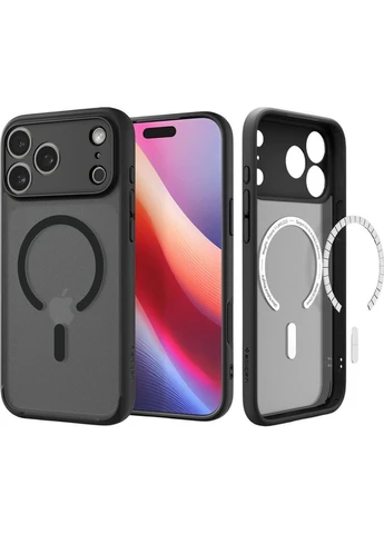 Чехол Ultra Hybrid with MagSafe для Apple iPhone 17 Pro Max Frost Black (ACS10285) [152023] Spigen (401235418)