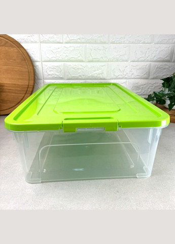 Великий контейнер із кришкою для зберігання 14 л Smart Box Алеана (303212157)