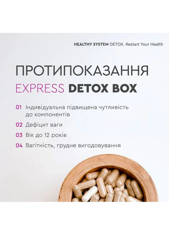 Швидка програма детоксикації та очищення організму ЕXPRESS DETOX BOX CHOICE (361116032)