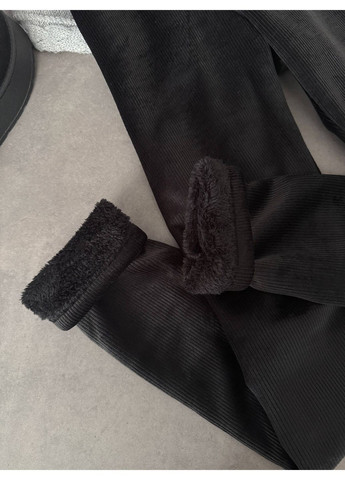 Черные зимние женские лосины FINO Mode