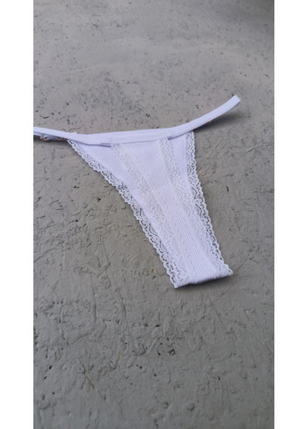 Бавовняні трусики стрінги в рубчик на регуляторах Finetoo (349826049)