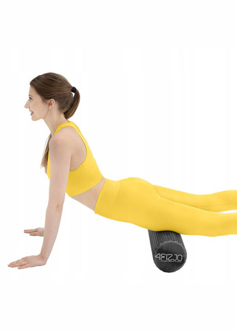 Массажный ролик CARE+ EVA 60 x 15 см (валик, роллер) Black () 4FIZJO P-5907739310767 (275095716)