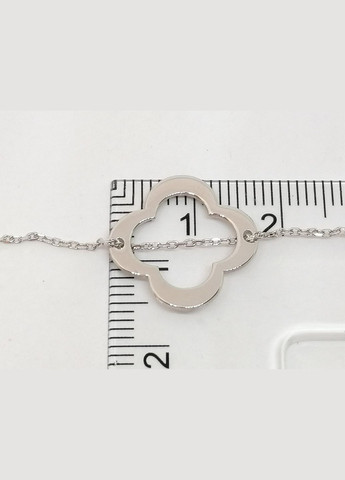 Срібне кольє Конюшина. 908-00886 Qvaliz (317414515)