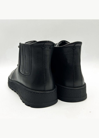 Черные зимние ботинки (р) кожа 0-2-2-8300 Stepter