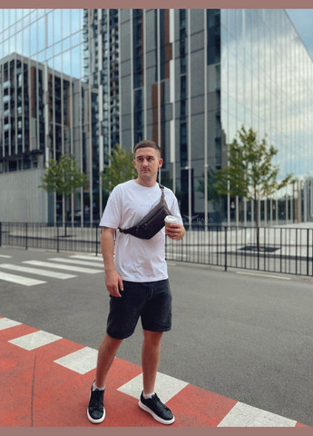 Коричнева сумка-бананка з шкіри крезі хорс CH-7371 Tiding Bag (359380752)