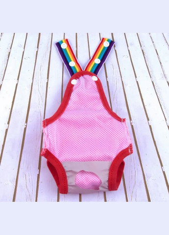 Труси гігієнічні для тічки у собак на підтяжках Червоні M No Brand (299840583)