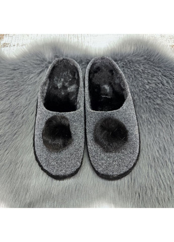Серые тапочки домашние No Brand